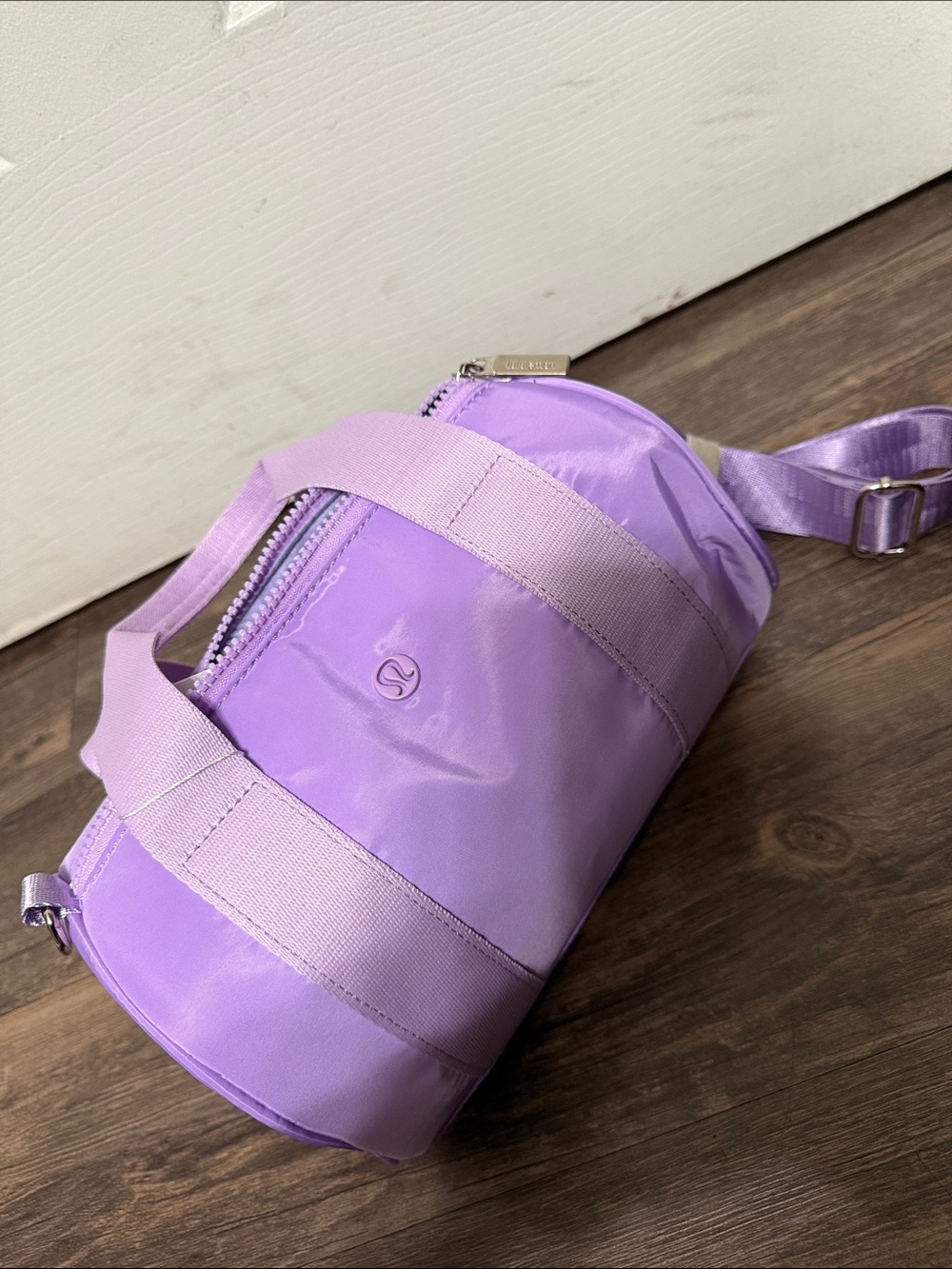 Lavender Barrel Crossbody Bag - Women